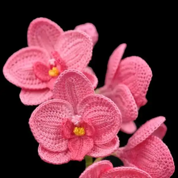 Orchid Crochet Plant
