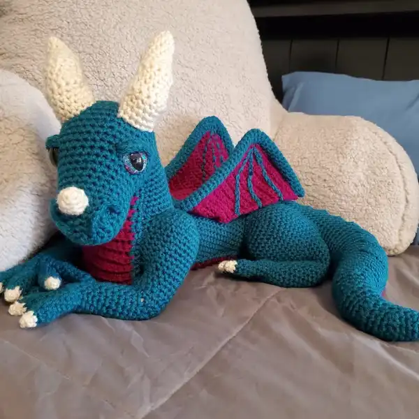 Large Dragon Crochet Pattern