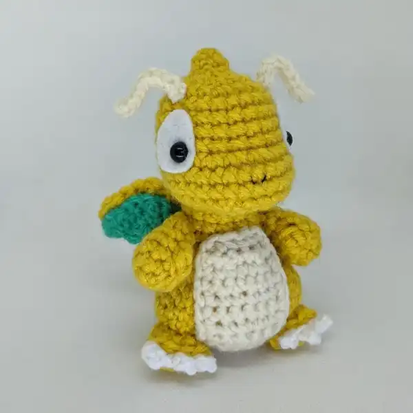 Amigurumi Pokemon Dragonite Crochet Doll