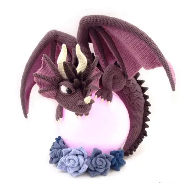 Dragon Lamp Amigurumi Crochet Pattern