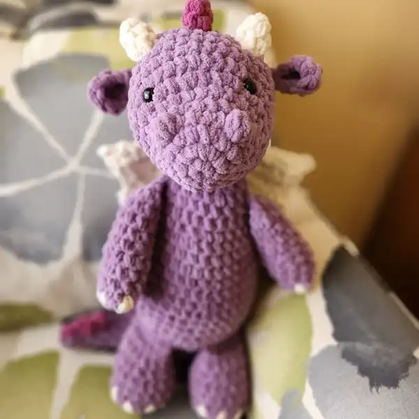 Puff the Baby Dragon Crochet Pattern 