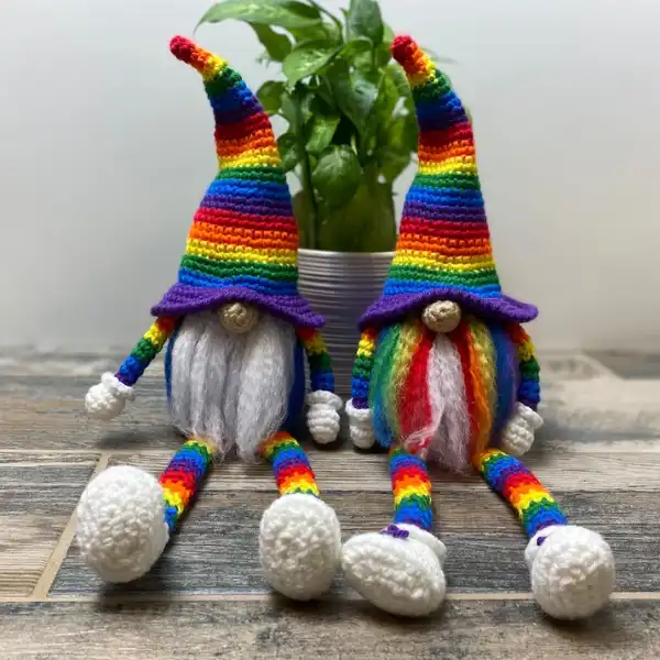 Rainbow Hat Gnome