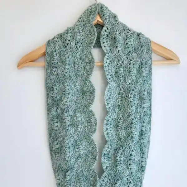 Lacy Floral Infinity Scarf