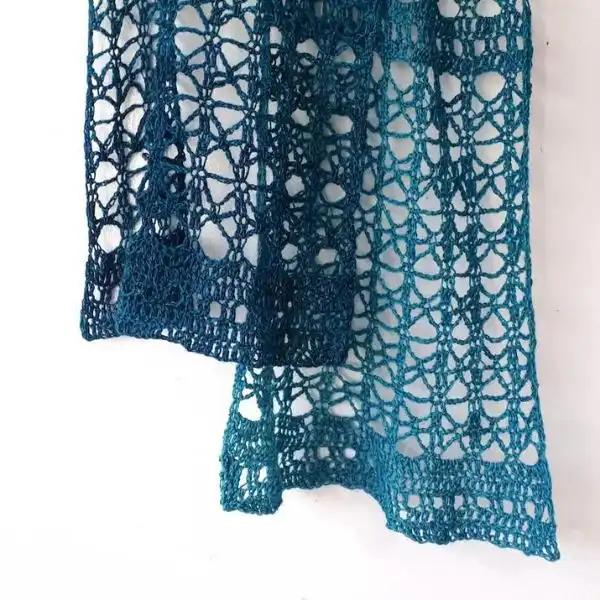 Lace Panel Infinity Scarf