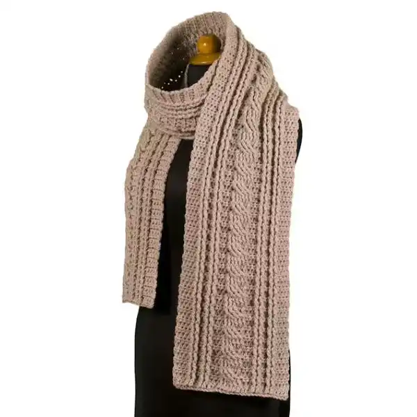 Twisted Cable Infinity Scarf