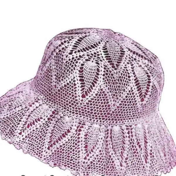 Vintage-Inspired Sun Hat With Lace Trim