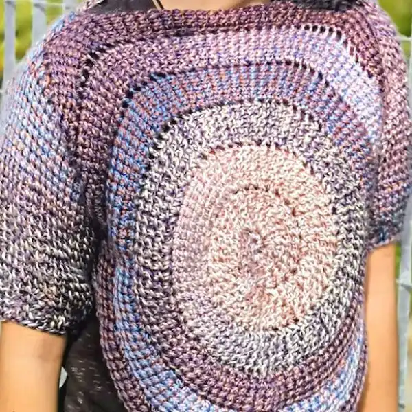 Tunisian Spiral Sweater