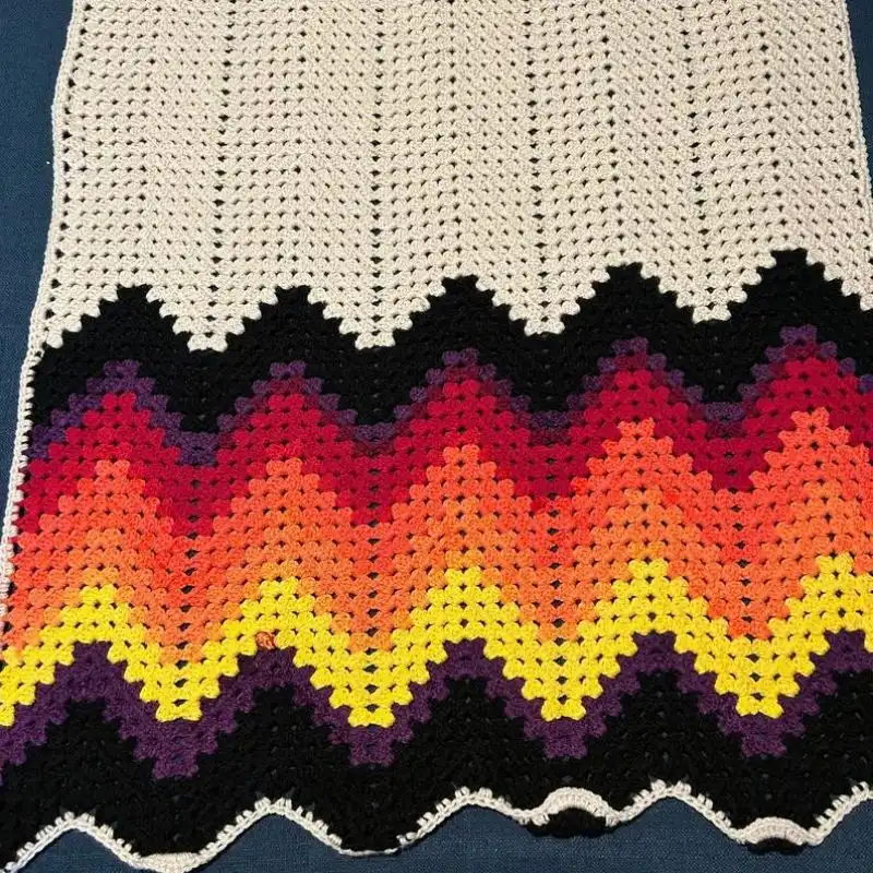 Crochet Zig Zag Pattern Blanket