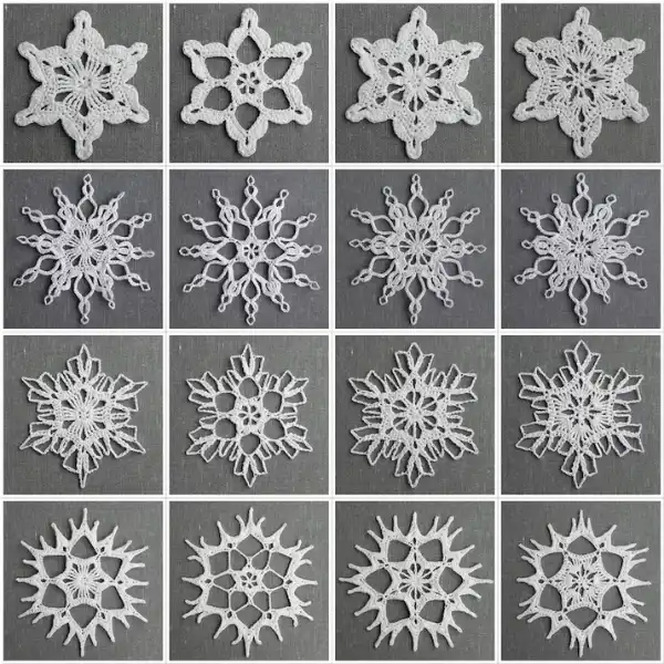 Mix And Match Snowflakes