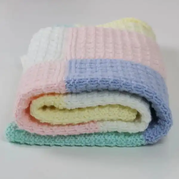 Patchwork Knit Blanket