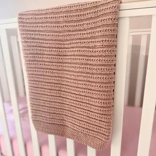 Simple Ribbed Blanket