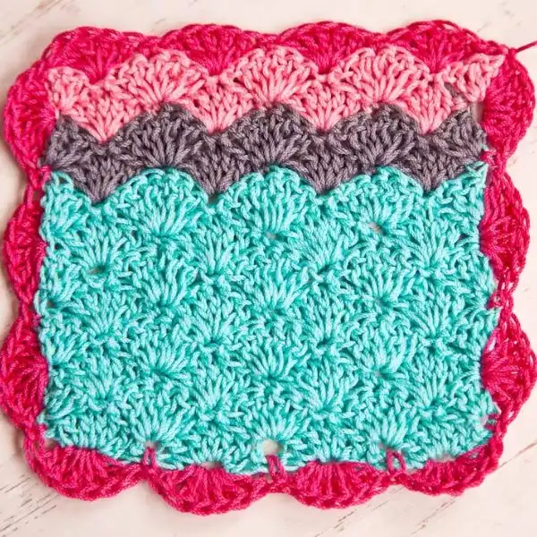 Shell Stitch Baby Blanket