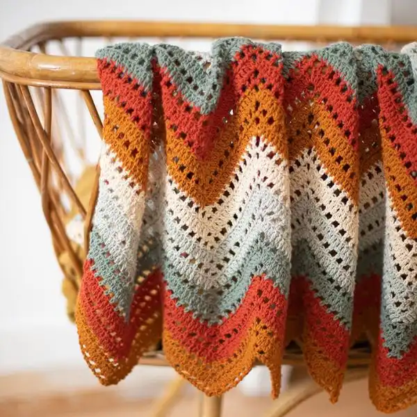 Ripple Stitch Baby Blanket Pattern