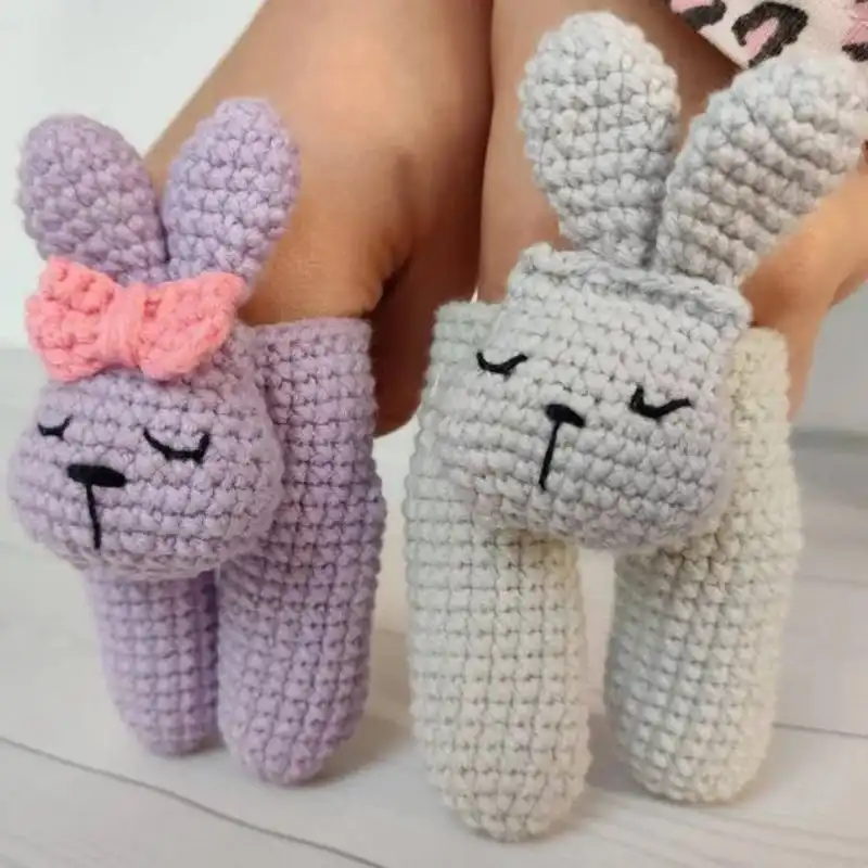 Two Finger Bunny Puppets