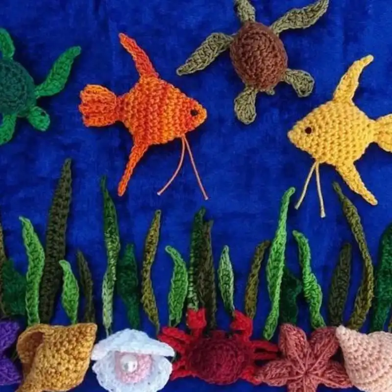 Crochet Sea Creature Miniatures