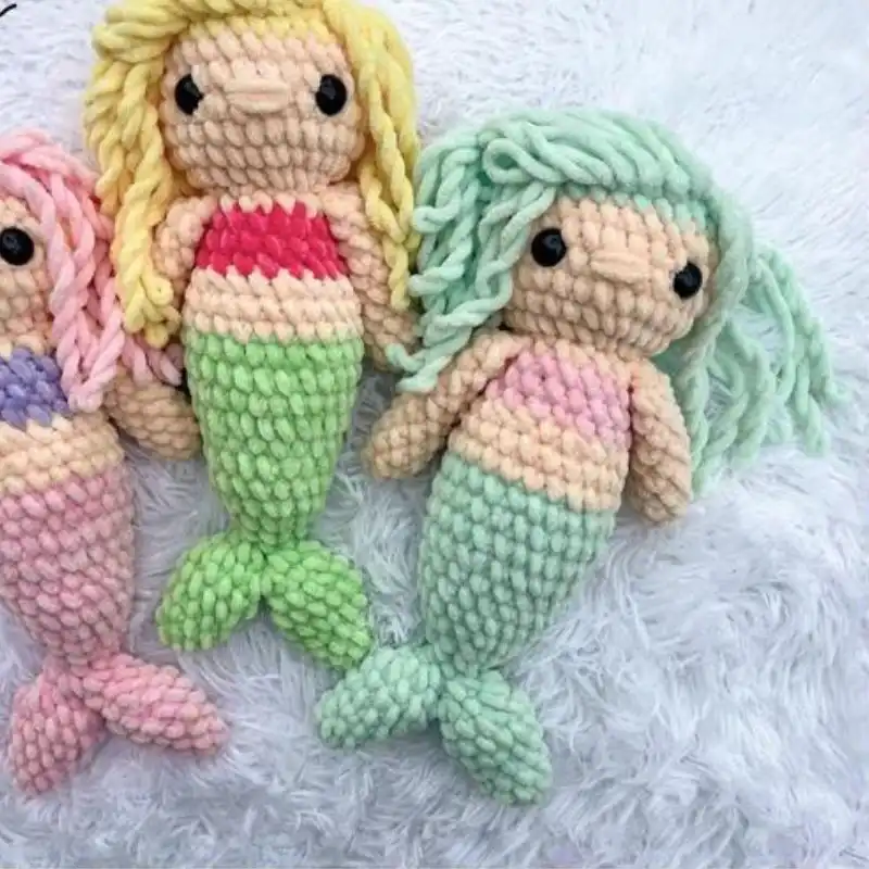 Crochet Mermaid Figurines