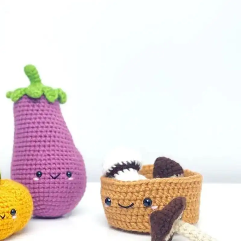 Crochet Vegetable Garden Miniatures