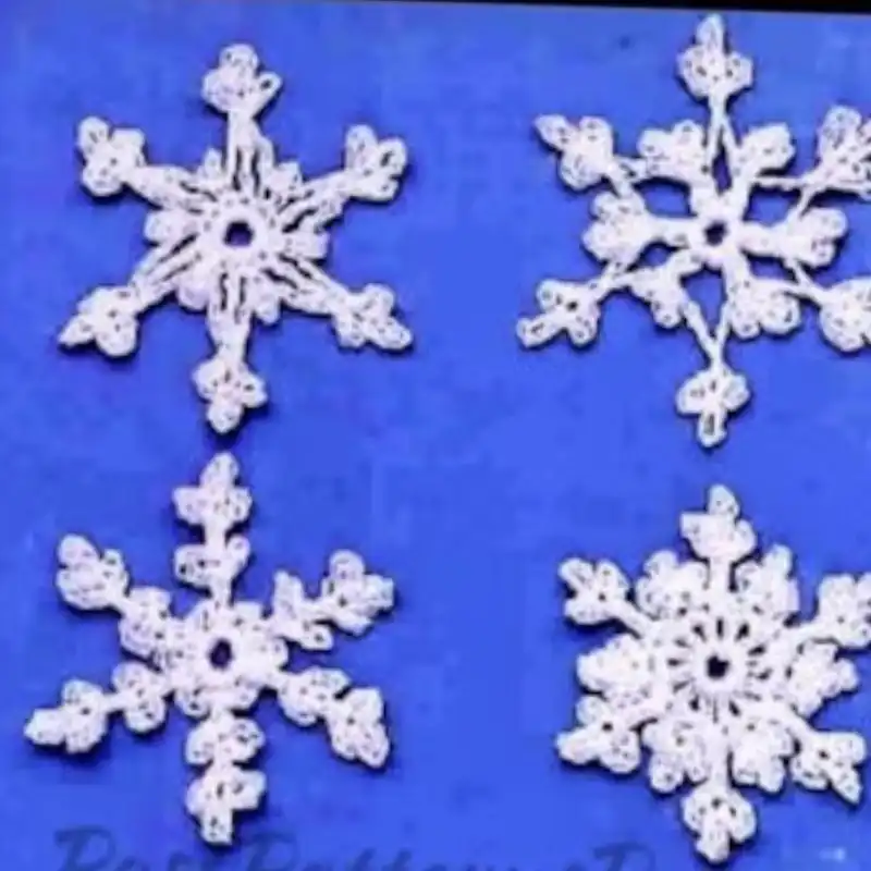 Crochet Snowflake Miniatures