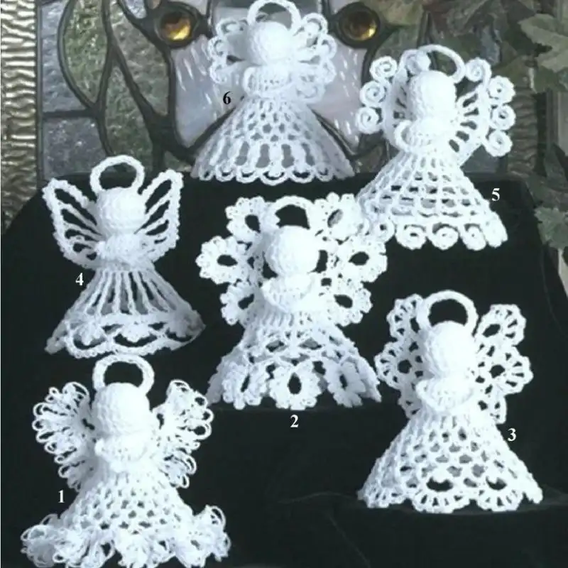Crochet Angel Figurines