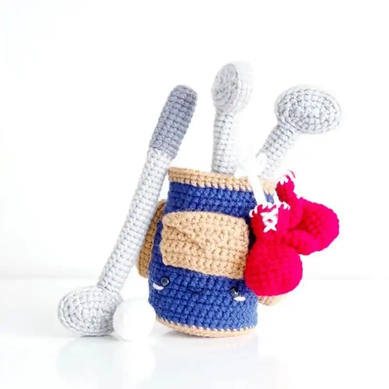 Crochet Sports Equipment Miniatures