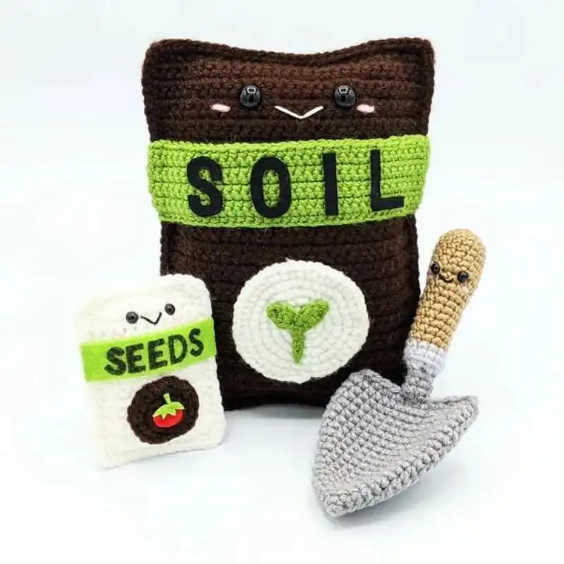 Crochet Garden Tool Miniatures