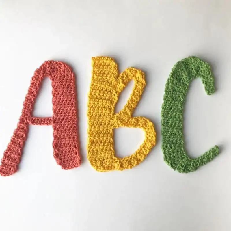 Crochet Alphabet Letters Miniatures