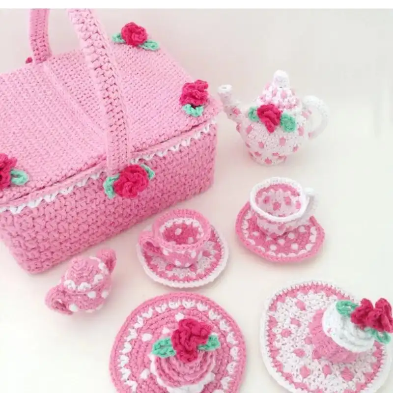 Crochet Tea Party Miniatures