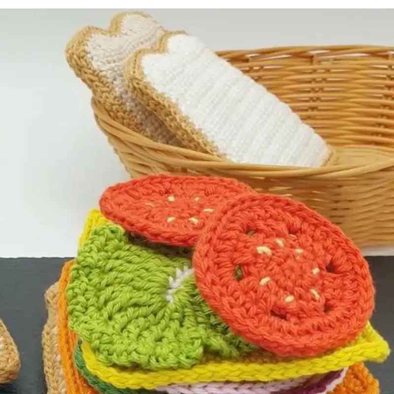 Crochet Sandwich Play Set