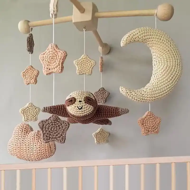 Crochet Sloth Nursery Mobile