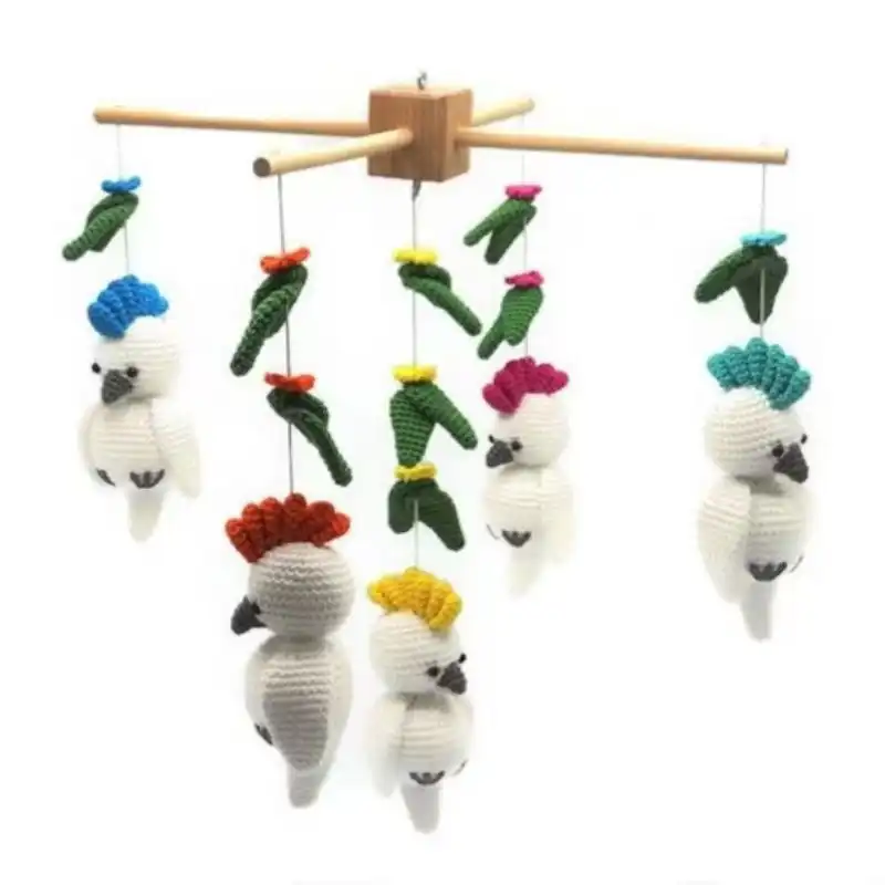 Crochet Cockatoos Mobile