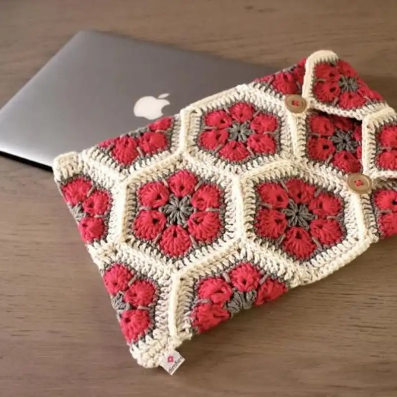 Crochet Laptop Cover