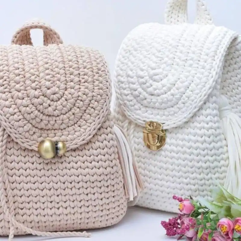 Classic Crochet Backpack