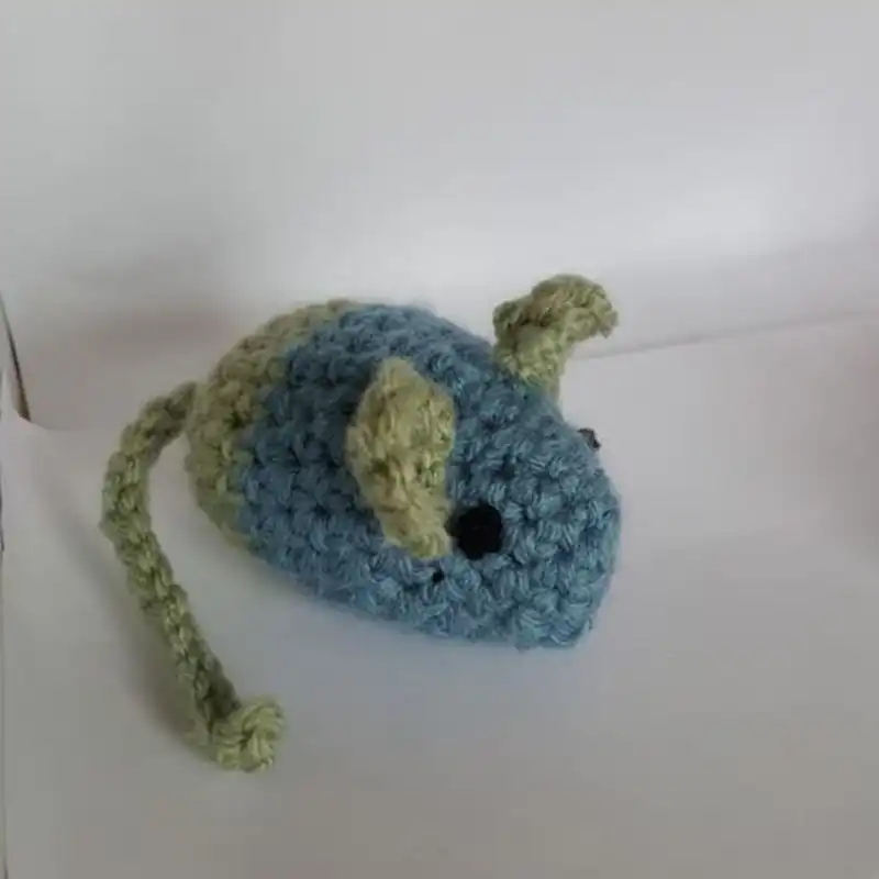 Crochet Mouse Cat Kitty Toy
