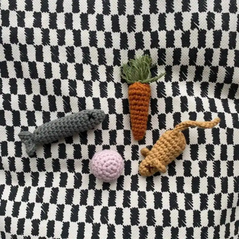 Crochet Cat Toy Set
