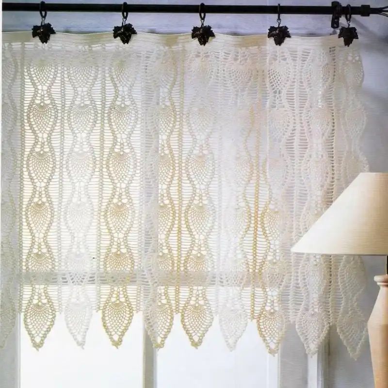 Lace Pineapple Curtains