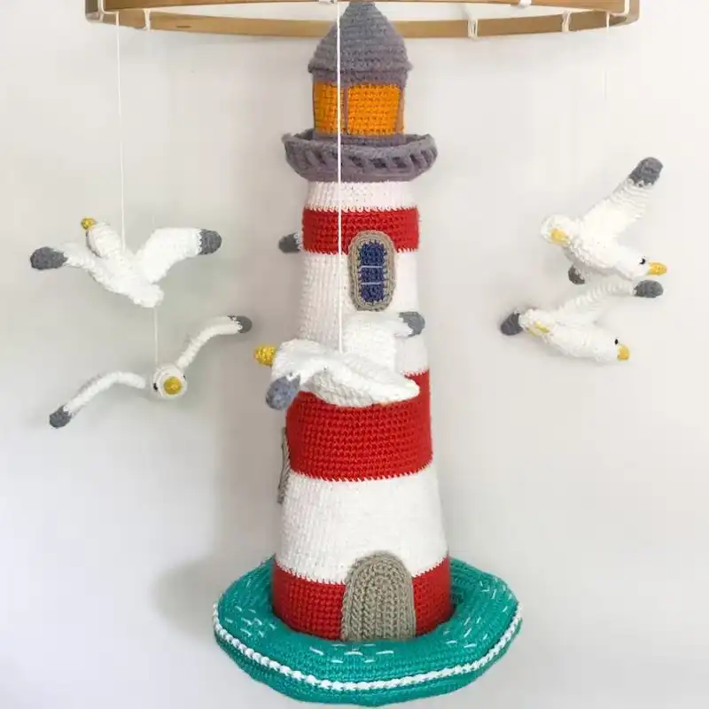 Crochet Lighthouse Mobile