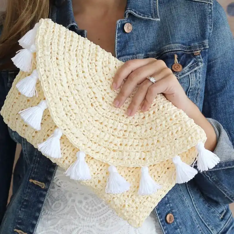 Evelyn Crochet Summer Clutch