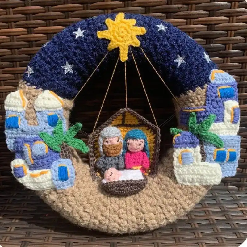 Bethlehem Nativity Wreath