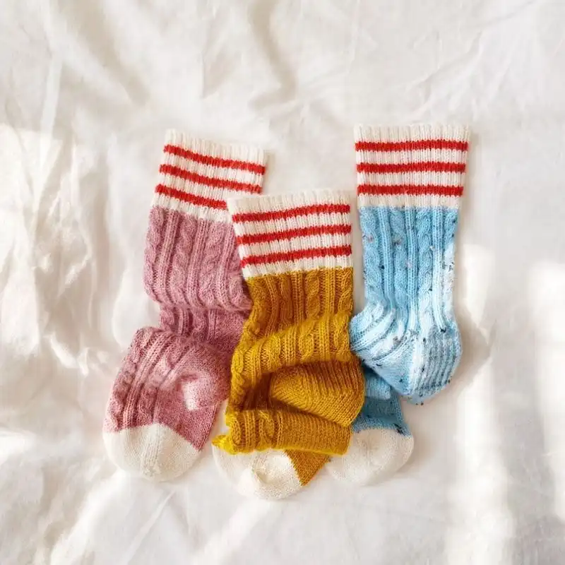 Cable-Knit Socks