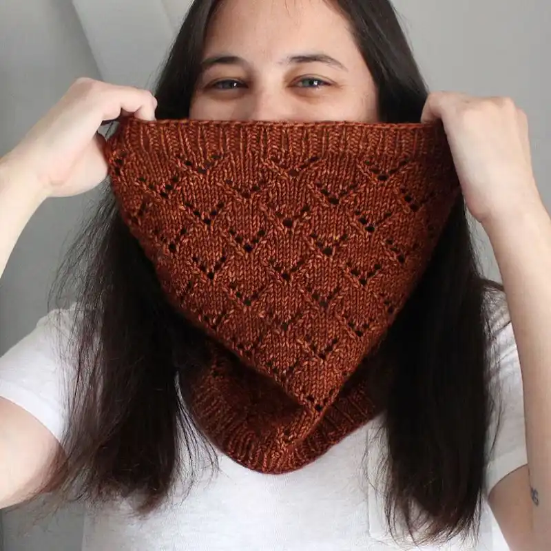 Copper Foxes Cowl Knitting Pattern