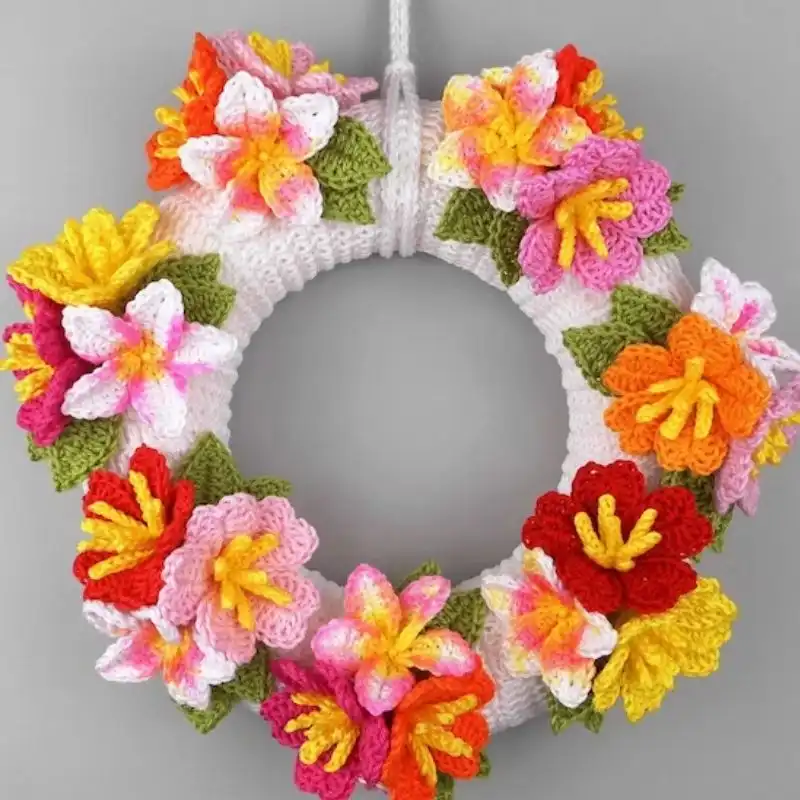 Crochet Pattern Door Wreath