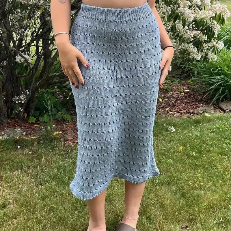 Dahlia Skirt Knitting Pattern 