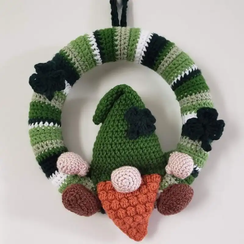 Gnome Wreath Crochet Pattern