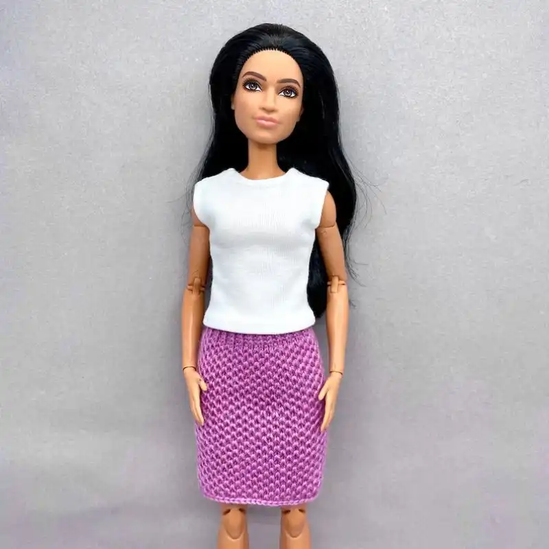 Honeycomb Skirt For Barbie