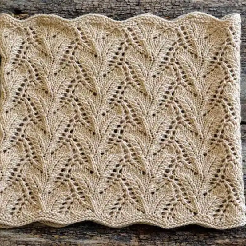 Lace Cowl Knitting Pattern