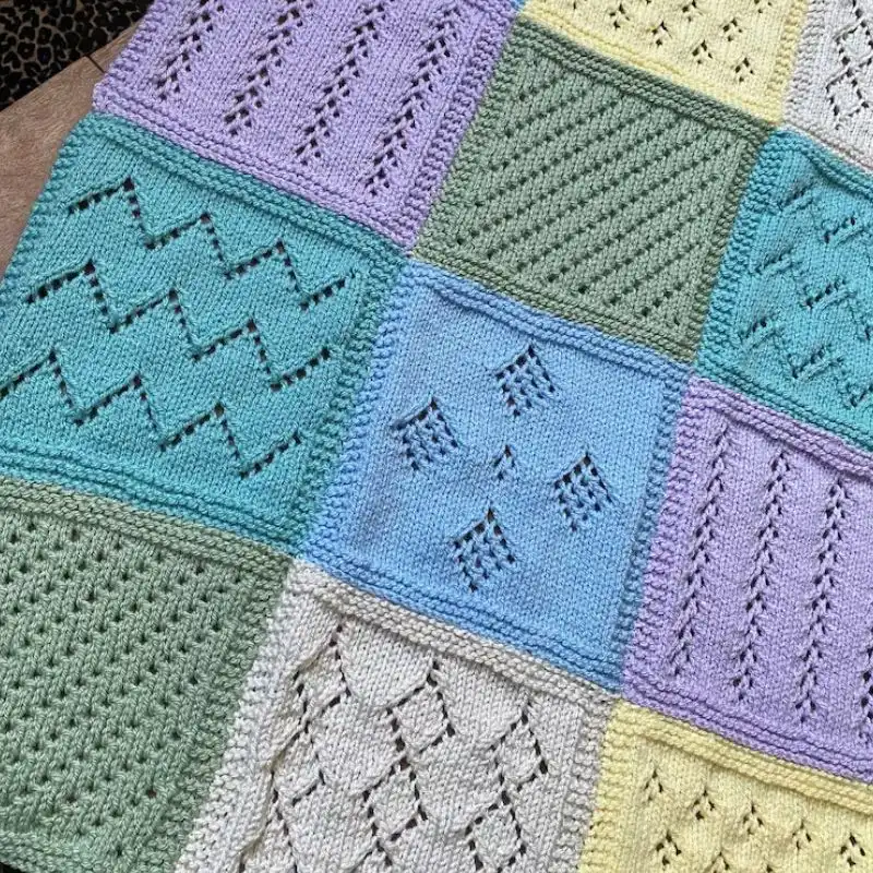Lace Patchwork Blanket