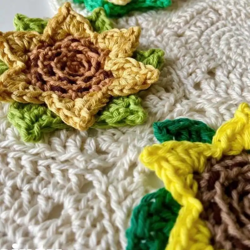 Sunflower Hexagon Trivet