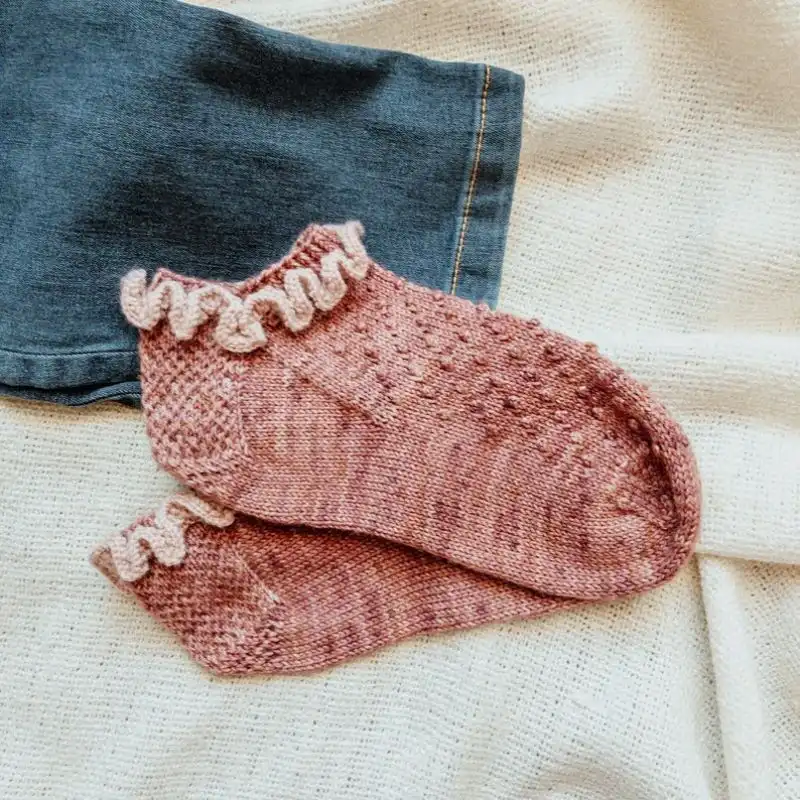 Textured Bobble Socks
