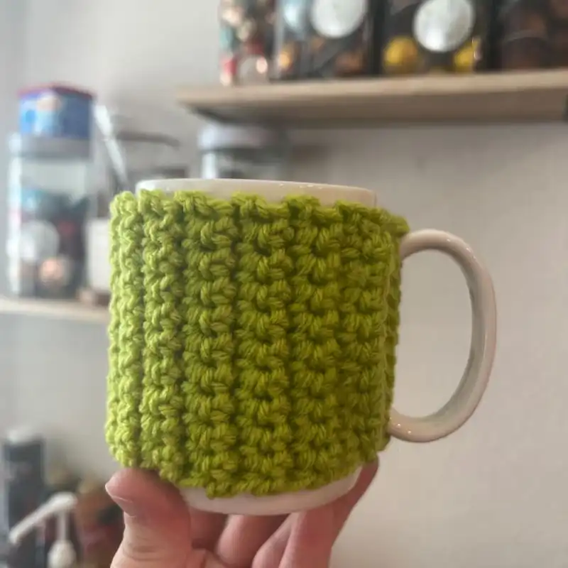 Simple Single Crochet Mug Cozy