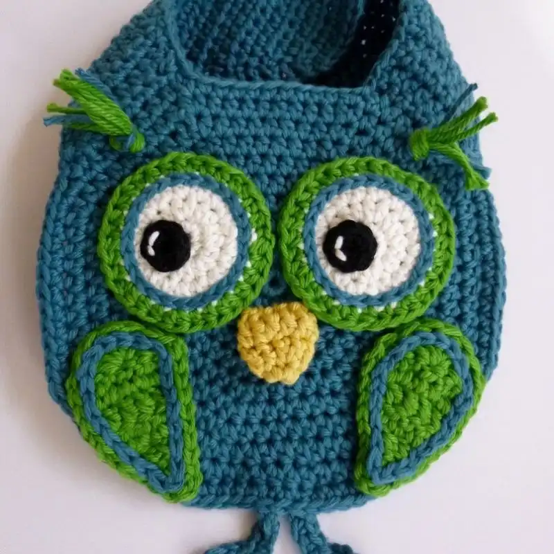 Owl Theme Bib